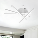 Lustra LED cu Telecomanda GIO, 68W, 5 Elemente, Lumina Rece/Clada/Neutra, Dimabila, Alb Lustre LED cu Telecomanda Default Title Alessandro Design