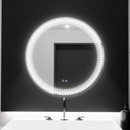 Oglinda LED Rotunda 60cm,  Stellaire Touch, Sistem Dezaburire, Dimabila