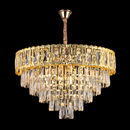 Candelabru Cristal BELVEDERE Magno 8xE14, Diametru 60cm, Auriu Lucios, Inaltime Reglabila Candelabre Cristal Default Title Alessandro Design