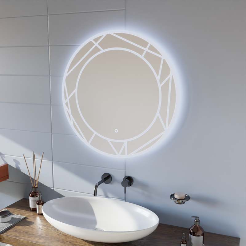 Oglinda LED Touch Astrix 70x70 cm