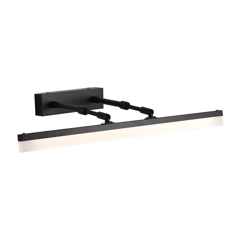 Aplica LED de Baie, MALAWI, 7W, liniara, lumina Neutra, Negru