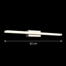 Aplica LED, COMO, 7W, liniara, lumina Calda/Neutra/Rece, Crom Aplice de Interior Default Title Alessandro Design