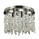 Candelabru LED Cristal LLC210/400CH Rotund, 22W, Lumina Rece/Calda/Neutra, Cristal, Crom Lucios Candelabre Cristal Default Title Alessandro Design