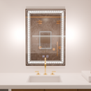 Oglinda LED Rentagulara, 60x80cm, Touch Vivido , Sistem Dezaburire,Dimabila