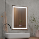 Oglinda LED Rectangulara, 60x80cm, RADIANTE Touch, Sistem Dezaburire, Dimabila