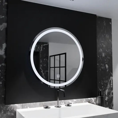 Oglinda LED Rotunda, 70cm, Basic Touch