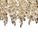 Candelabru LED Cristal LLC213/550GD Rotund, 30W, Lumina Rece/Calda/Neutra, Cristale, Auriu Lucios