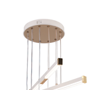 Lustra LED Suspendata Acril LT183/6WH, 81W, Lumina 3000/4000/6000K, Alb, Inaltime Reglabila