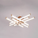 Lustra LED cu Telecomanda LT178/6WH, 84W, 6 Elemente, Lumina Rece/Clada/Neutra, Dimabila, Alb