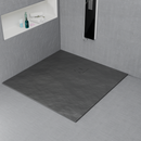 Cadita de dus patrata 90x90 cm, slim 3 cm, gri inchis