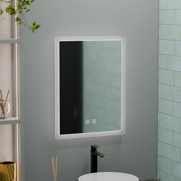 Oglinda LED Touch Alecsidra Sistem Dezaburire 45X60cm