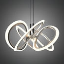 Lustra LED suspendata cu Telecomanda RIMINI 86W, 5 Elemente, lumina Rece/Calda/Neutra, Dimabila, Auriu Lustre LED cu Telecomanda Default Title Alessandro Design