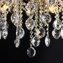 Candelabru Cristal PALERMO Eleganza 5xE14, Diametru 49cm, Auriu