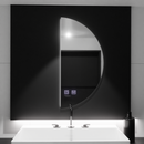 Oglinda LED Semiluna 50x100cm, Arcuat Touch, Sistem Dezaburire, Dimabila