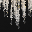 Candelabru Cristal STROZZI Eleganza 5xE14, Diametru 50cm, Auriu Candelabre Cristal Default Title Alessandro Design