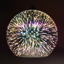 Pendul Sticla 3D, OTTICA, Ø18cm, 1xE27, Înălțime Reglabilă, Sticlă și Metal