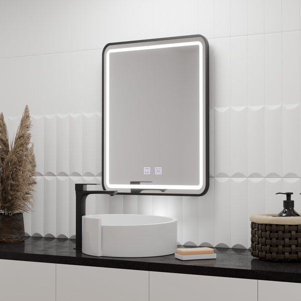 Oglinda LED Rectangulara, 60x80cm, Taglio Touch, Sistem Dezaburire