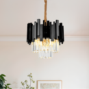 Candelabru Cristal BLOIS Petito 3xE14, Diametru 30cm, Negru, Inaltime Reglabila Candelabre Cristal Default Title Alessandro Design