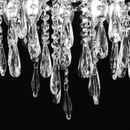 Candelabru Cristal CC9221/5CH, 5x E14, Diametru 48cm, Crom Lucios