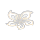 Lustra LED cu telecomanda GLORIOSA 95W, 5 Petale, lumina Rece/Calda/Neutra, Dimabila, Alb