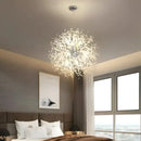 Candelabru Cristal Schönbrunn, 9x G9, Diametru 50cm, Crom Lucios, Inaltime Reglabila