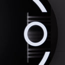 Oglinda LED Rotunda, 70cm, Visio MotionGlow Marcello, Sistem Dezaburire, Ceas & Termometru, Lupa Cosmetica, Dimabila