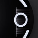 Oglinda LED Rotunda, 60cm, Visio MotionGlow Marcello, Sistem Dezaburire, Ceas & Termometru, Lupa Cosmetica, Dimabila