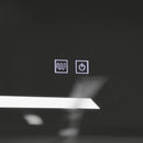 Oglinda LED Rectangulara, 50x70cm, ECLISSA Touch, Sistem Dezaburire, Dimabila