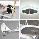 Lustra LED suspendata AVION 148W, lumina Rece/Calda/Neutra, Alb Gri