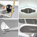 Lustra LED suspendata AVION 148W, lumina Rece/Calda/Neutra, Argintiu