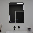 Oglinda LED Rectangulara, 60x80cm, ECLISSA Touch, Sistem Dezaburire, Dimabila