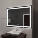 Oglinda LED Rectangulara 120x80cm Vérité MotionGlow Marcello, Sistem Dezaburire, Ceas & Termometru, Dimabila