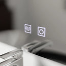 Oglinda LED Rectangulara, 80x60cm, Piano Touch, Sistem Dezaburire, Dimabila