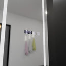 Oglinda LED Rectangulara, 45x140cm, Giulia Senzor Radar Marcello, Sistem Dezaburire, Ceas & Termometru, Dimabila, Dressing Couture