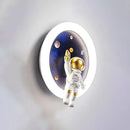Lustra LED ASTRONAUT 51W, lumina Rece/Calda/Neutra, Alb Albastru