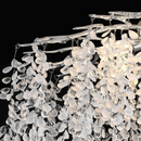 Candelabru Cristal CC8080/D800CH, 9x E14, Diametru 49cm, Crom