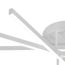 Lustra LED cu Telecomanda GIO, 68W, 5 Elemente, Lumina Rece/Clada/Neutra, Dimabila, Alb