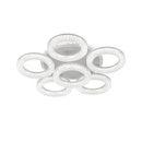 Lustră LED FREJA cu Telecomandă, 51cm, 90W, 3000K/4000K/6000K, Dimabil, Alb, Cristale, 6 Cercuri