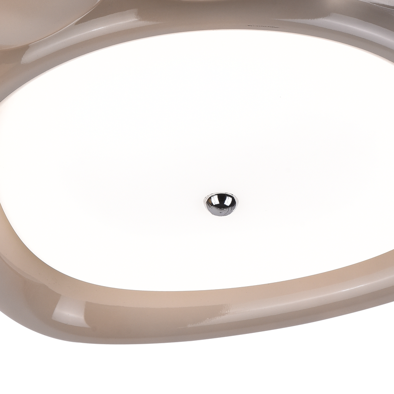 Lustră LED Sofia, 34W, Acril Verde, Formă Lună și Stea, 3000K/4000K/6000K