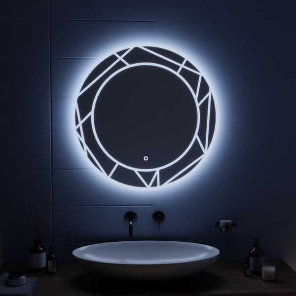 Oglinda LED Touch Astrix 70x70 cm