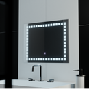 Oglinda LED Rectangulara, 80x60cm, Grid Light Basic Touch