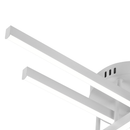 Lustra LED cu Telecomanda GIO, 54W, 4 Elemente, Lumina Rece/Clada/Neutra, Dimabila, Alb