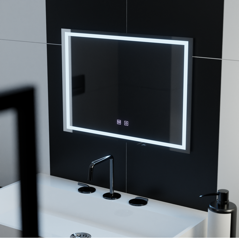 Oglinda LED Rectangulara, 70x50cm, Umbria Touch , Sistem Dezaburire