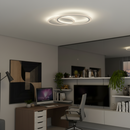 Lustra LED cu telecomanda LUCY 27W, 2 Cercuri, lumina Rece/Calda/Neutra, Dimabila, Alb Lustre LED cu Telecomanda Default Title Alessandro Design