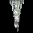 Candelabru Cristal CC8043/600H1800GD, Diametru 60cm, Inaltime 1800cm, Auriu Lucios, Inaltime Reglabila, Design Elegant