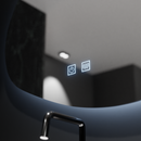 Oglinda LED Organica 60x60cm, Duna Touch, Sistem Dezaburire, Dimabila