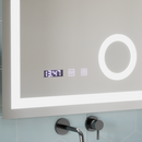 Oglinda LED Touch NIVERA Sistem Dezaburire, Ceas si Temperatura 60x80 cm Lupa Cosmetica Oglinzi Korman S Default Title Alessandro Design