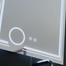 Oglinda LED Rectangulara, 60x80cm, CANTO Touch, Sistem Dezaburire, Dimabila