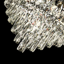 Candelabru Cristal CC6705/500CR 9x E14, Diametru 49cm, Crom Lucios, Inaltime Reglabila