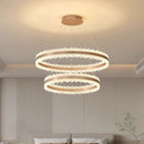 Lustra LED suspendata cu Telecomanda NIVALIS Duo 127W, Cercuri 60x80cm, lumina Rece/Calda/Neutra, Dimabila,Inaltime Reglabila, Auriu Lustre LED cu Telecomanda Default Title Alessandro Design